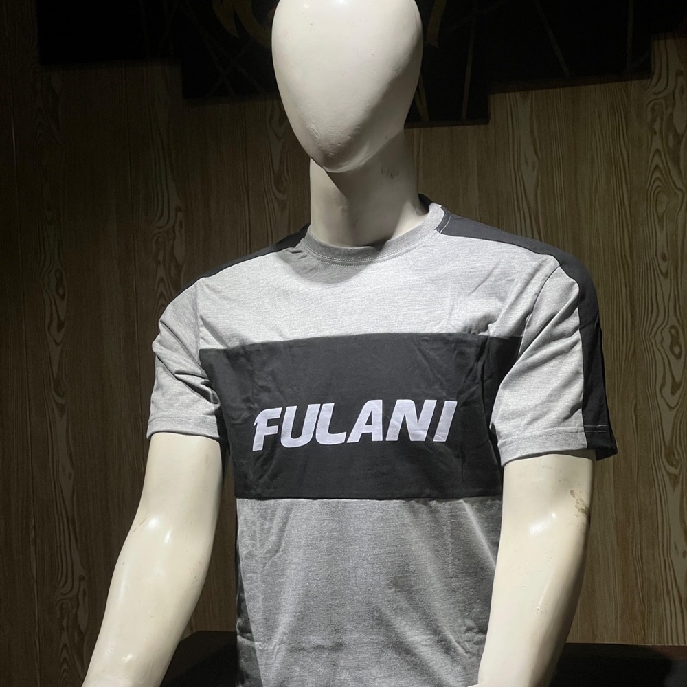 Lani Black and Gray Men's Tee